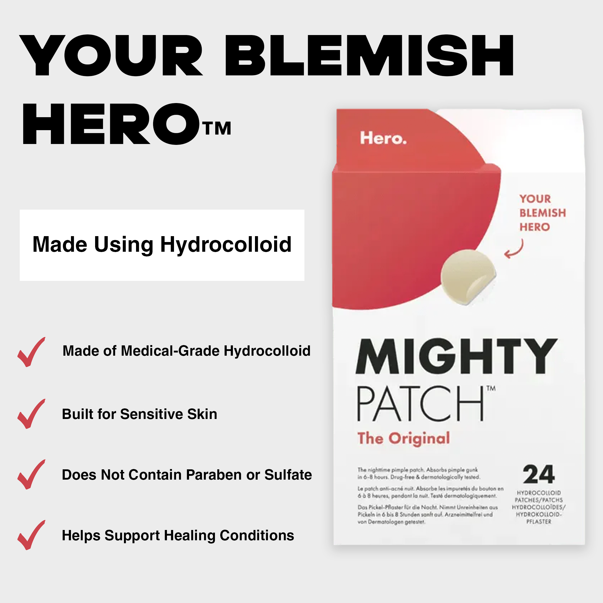 HERO Mighty Pimple Patch